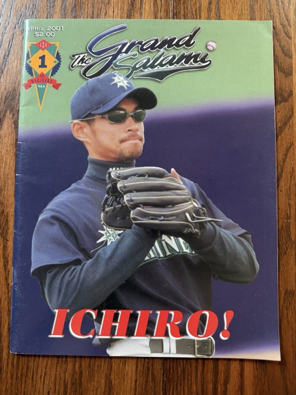 Ichiro Suzuki April 2001 The Grand Salami magazine MARINERS
